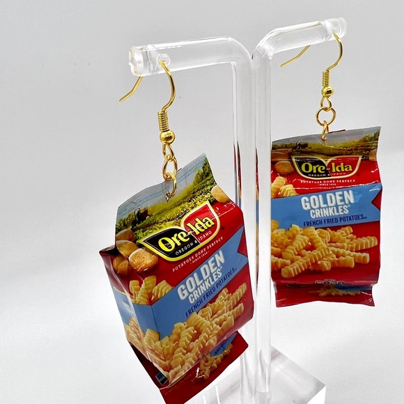 French Fries Earrings - Ore Ida Earrings - Tator Tots - Mini Brands Earrings - Picture 6 of 9